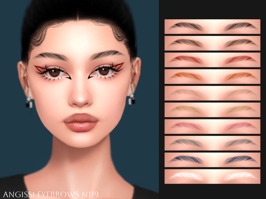 Скриншот мода Брови Eyebrows N 119